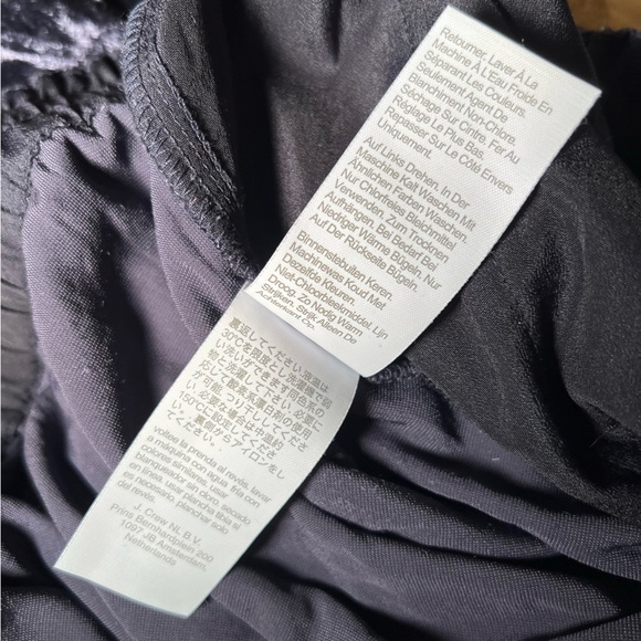 J Crew Crushed Velvet Velour Pants Joggers, size 4 RetroGlam - Picture 8 of 12